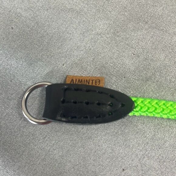 Aimint 18" Long 1/3" Green Braided Dog Collar Round Martinagle Training NEW - Picture 6 of 6